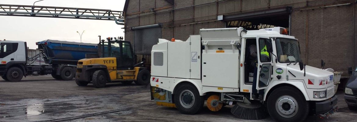 Mechanical sweeper in steel plant France