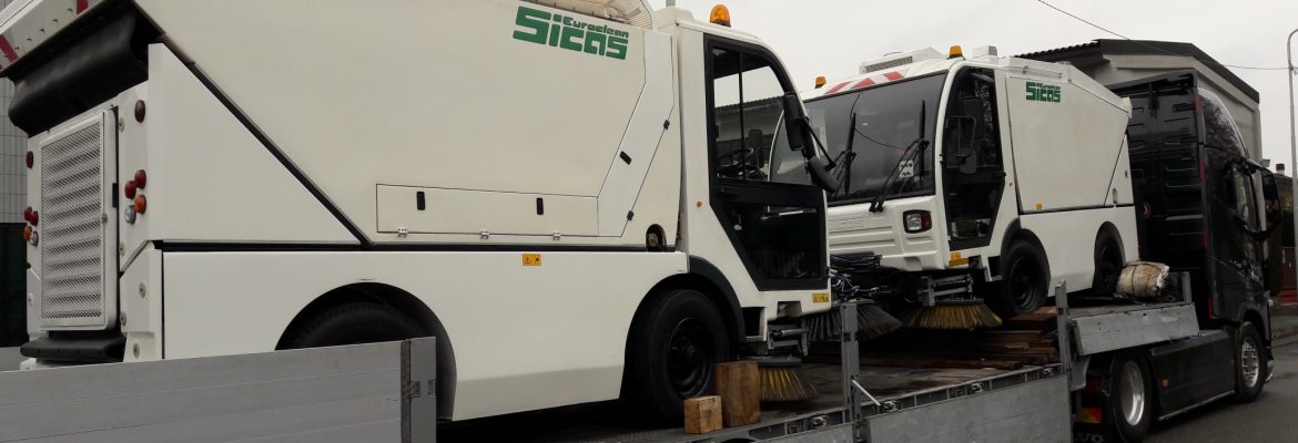 Sicas Millennium delivery on truck